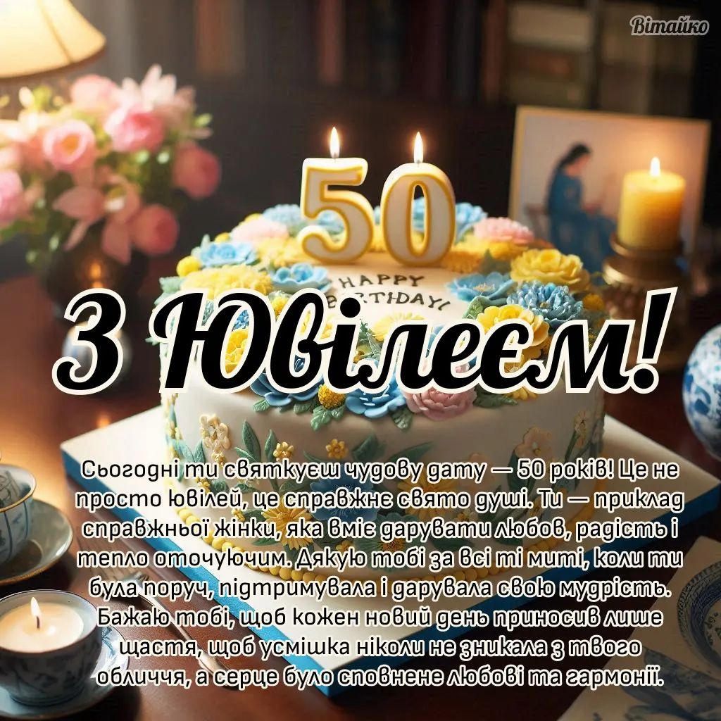 Привітання з ювілеєм 50 років чоловіку. Привітання з ювілеєм 50 років чоловіку.