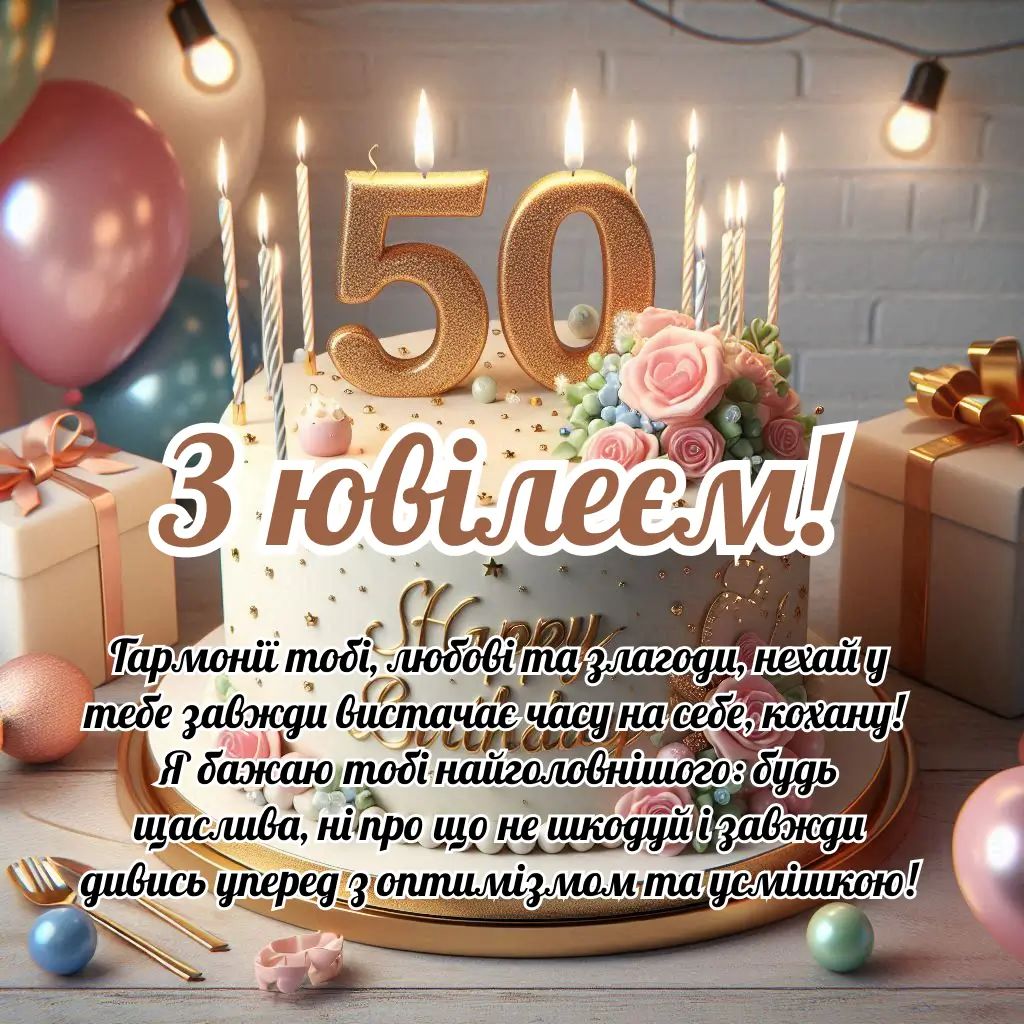 Привітання з ювілеєм 50 років чоловіку. Привітання з ювілеєм 50 років чоловіку.